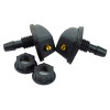 1PCS Front windshield washer wiper fan spray nozzle cover water outlet adjusting nozzle