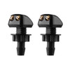2Pcs Universal Front Windshield Washer Wiper Nozzle Sprayer Sprinkler Water Spout Outlet For Toyota Mazda Hyundai Car Accessorie