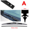 Auto Parts Car Wiper blade Windscreen washer wiper brushes Strip Insert rubber bands wipers for Car Blades Car Accessories