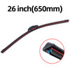 Universal Car Windshield Wiper Blades Double Layer Soft Rubber Automotive Replacement Wipers Easy to Install 16" 18" 22" 24" 26"