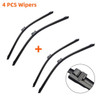 Car Front Windshield Wipers For VW Sharan 7M 2001-2010 Wiper Blade Rubber 28"+28" Car Windshield Windscreen Accessories