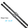 For VOLVO XC60 XC70 S40 S60 S80 V40 V60 C30 C70 Front Windscreen Windshield Wipers Car Accessories 19 20 26 Car Wiper Blades