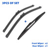 For Ford Galaxy MK3 2006-2014 30"+26"+14" Front Rear Wiper Blades Windshield Windscreen Window Cutter Accessories 2012 2013 2014