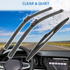 For Ford Galaxy MK3 2006-2014 30"+26"+14" Front Rear Wiper Blades Windshield Windscreen Window Cutter Accessories 2012 2013 2014