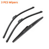 3PCS Car Wiper for Hyundai Santa Fe DM 2012-2017 Front Rear Windshield Windscreen Wiper Blade Rubber Accessories