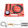 12 piece Engine Oil Pressure Test Kit Tester Car Garage Tool Low Oil Warning Devices