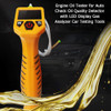 2 in 1 Diesel Engine Oil Tester Gasoline Engine Oil Tester Oil Quality Tester Oil Detector Analyzer with LED Display