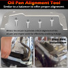 Auto Oil Line Diverter And Front And Rear Cover Oil Pan Alignment Tool For LS Engines 5.3 5.7 6.0 6.2L Parts Accessories Steel