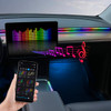 Car LED Ambient Light USB 64 Colors Acrylic Strips 110cm Full Colors RGB Car Interior Hidden App Remote Control Atmosphere Lamp