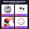 Wireless Adhesive LED Car Interior Ambient Light Remote Control Decoration Auto Roof Foot Atmosphere Lamp with Battery Colorful