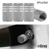 AUTCOAT 4Pcs/Set Tire Stem Valve Caps Aluminium Car Dustproof Caps Tire Wheel Stem Air Valve Caps AUTCOAT 4Pcs/Set Tire Stem Valve Caps Aluminium Car Dustproof Caps Tire Wheel Stem Air Valve Caps