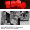 Luminous Valve Caps Fluorescent Red Night Glowing Car Motorcycle Bicycle Wheel Styling Tyre Hub Universal Cap Decor 20Pcs