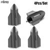 4pcs Car Tire Valve Cap Grenade Aluminum Tyre Valve Stem Cover Air Dust Cap Tire Valve Truck Bike Wheel Rim Valve Stem Cap