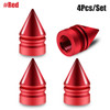 4pcs Car Tire Valve Cap Grenade Aluminum Tyre Valve Stem Cover Air Dust Cap Tire Valve Truck Bike Wheel Rim Valve Stem Cap