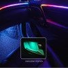 Universal Symphony Car Ambient Lights 64 RGB Car Interior Acrylic Light Guide Fiber Optic Car Decoration Atmosphere Light 18 in1