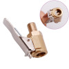 Car Tire Air Chuck Inflator Pump Valve Connector Clip-on Adapter Brass 8mm Tyre Wheel