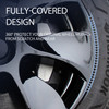 4PCS Blade Symmetry Design Hub Cap Fit for 2021-2023 Tesla Model Y 19 Inch Wheel Cover Replacement Retrofit Parts Full Cover