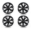 4PCS Blade Symmetry Design Hub Cap Fit for 2021-2023 Tesla Model Y 19 Inch Wheel Cover Replacement Retrofit Parts Full Cover