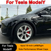 For Tesla Model Y Car Accessory 4Pcs Automobile Hub Cap Wheel Cover Car Replacement Retrofit Parts Full Cover Hub Cap