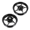 Artudatech Front & Rear Wheel Rims Black For Kawasaki Z400 EX400 Ninja 400 ABS 2018-2023 Motorcycle Parts