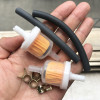 1Set Fuel Petrol Inline Hose Pipe with Clips Universal for 2 Stroke Mini Moto Dirt Bike Quad Gas Gasoline Liquid Oil Filter Pipe