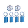 For Polaris RZR 6pcs/Set Tie Down Anchor Tie Downs Anchors Blue 570 900 ZR S 900 800 1000 XP Sportsman 110 400 450