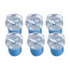 For Polaris RZR 6pcs/Set Tie Down Anchor Tie Downs Anchors Blue 570 900 ZR S 900 800 1000 XP Sportsman 110 400 450