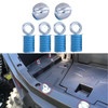 For Polaris RZR 6pcs/Set Tie Down Anchor Tie Downs Anchors Blue 570 900 ZR S 900 800 1000 XP Sportsman 110 400 450