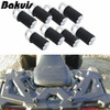 For Polaris RZR 6pcs/Set Tie Down Anchor Tie Downs Anchors Blue 570 900 ZR S 900 800 1000 XP Sportsman 110 400 450