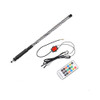 Colorful 1/2 Feet Car Decoration Off-Road Motorcycle Light UTV ATV Antenna Navigation Flagpole Spriral Led Whip Lights With Flag
