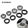 NICECNC ATV Front Wheel Bearings & Seals Kit For Yamaha Raptor 700 700R 350 250 YFZ450 450R X #93306-00446-00 Accessories