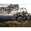 ATV UTV Light Accessories Projector Headlight Polaris Ranger / Sportsman LED Headlight Kit For Polaris Ranger Side X Side