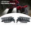 LED Headlight Hi/Lo Driving Headlamp For Honda Accessories Pioneer 1000 SXS1000 ATV UTV