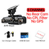 FONDIM Car Dash Cam 4 Channel A99 FHD 1080P for Car DVR 360°Auto Video Recorder with Night Vision WiFi Support 256GB