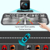 Mirror Camera for Car Touch Screen Video Recorder Rearview mirror Dash Cam Front and Rear Camera Mirror DVR Black Box