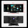 2024 K2 10.26" Dash Cam 4K 2160P Rearview Camera Carplay & Android Auto GPS Navigation with Voice Control Car DVR BT FM Monitor