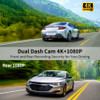 Imagebon 10.26" Wireless CarPlay & Android Auto Dash Cam ADAS 4K DVR Bluetooth Audio AUX GPS Navigation Dashboard Video Recorder