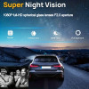 Dash Cam for Cars WIFI APP Car DVR 3 Channel Front Camera Video Recorder Rear View Camera for Vehicle Black Box Car Assecories