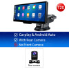 OBDPEAK T20 10.26" Dash Cam Rearview Camera Carplay & Android Auto Smart Player GPS Navigation Car DVR FM Mirror Monitor