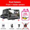 3 Channel Car DVR 1080P Dash cam for cars 4lnch Video recorder Rear View Camera for vehicle Black Box Car Assecories