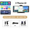 10.26" Wireless CarPlay & Android Auto Dash Cam ADAS Touch Screen 4K DVRs GPS Navigation Dashboard Video Recorder 24H Park AUX