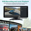 10" Touch Screen WiFi Wireless Apple Carplay and Android-Auto Car GPS Multimedia Monitor with AHD1080P Car Camera for Truck/Bus