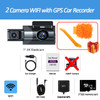 4K Dash Cam For Cars Camera WIFI GPS Video Recorder For Vehicle Car DVR Rear View Camera Black Box Car accessory