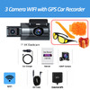 4K Dash Cam For Cars Camera WIFI GPS Video Recorder For Vehicle Car DVR Rear View Camera Black Box Car accessory