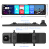 12 Inch Car Rearview Mirror Camera 4G Android 8.1 Dash Cam 4G RAM 32G ROM GPS Navigation ADAS AUTO Video Recorder WiFi DVR