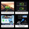 11.26" 4K Dash Cam Wireless CarPlay Android Auto ADAS AUX Car DVR WiFi GPS 24h Parking Monitor Rearview Mirror Camera Recorder 11.26" 4K Dash Cam Wireless CarPlay Android Auto ADAS AUX Car DVR WiFi GPS 24h Parking Monitor Rearview Mirror Camera Recorder