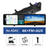 11.26" 4K Dash Cam Wireless CarPlay Android Auto ADAS AUX Car DVR WiFi GPS 24h Parking Monitor Rearview Mirror Camera Recorder 11.26" 4K Dash Cam Wireless CarPlay Android Auto ADAS AUX Car DVR WiFi GPS 24h Parking Monitor Rearview Mirror Camera Recorder