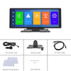AMPrime 10.26'' Car Mirror Video Recorder Wireless Carplay & Android Auto Car DVR Dash Cam Rearview Camera GPS Monitor Dashboard AMPrime 10.26'' Car Mirror Video Recorder Wireless Carplay & Android Auto Car DVR Dash Cam Rearview Camera GPS Monitor Dashboard