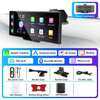 10.26 Inch Dashcam Wireless Carplay Android Auto 4K 3840*2160P Front And 1080P Rear Camera Car DVR GPS Wifi Recorder Dual lens