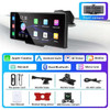 10.26 Inch Dashcam Wireless Carplay Android Auto 4K 3840*2160P Front And 1080P Rear Camera Car DVR GPS Wifi Recorder Dual lens